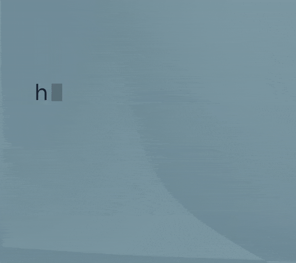 Questions typed out on a screen