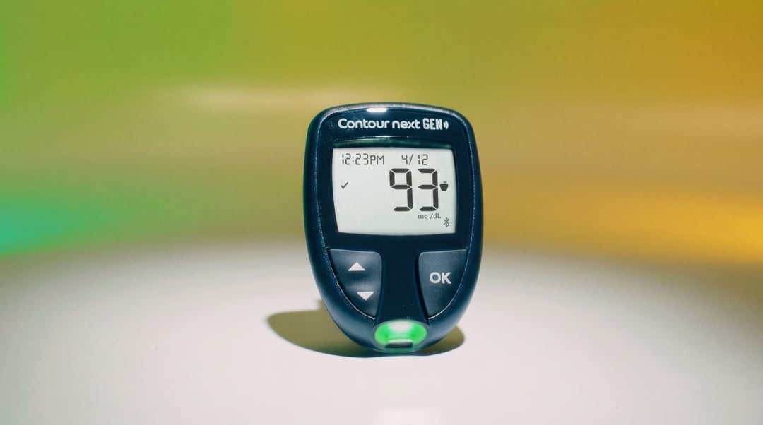 Contour blood glucose meter hero product shot