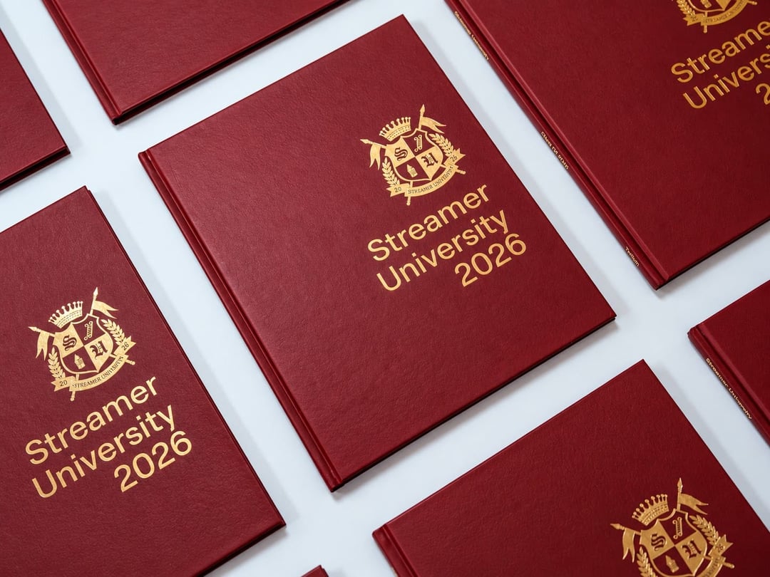Streamer University yearbook covers