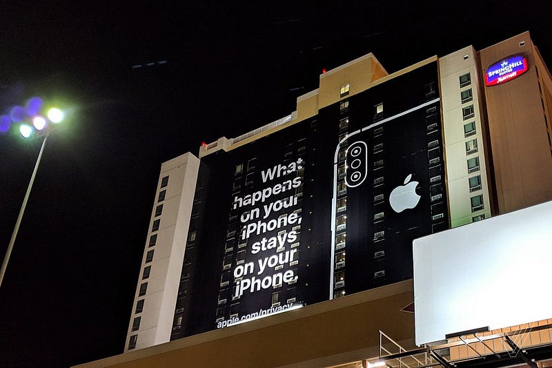 Apple's privacy billboard